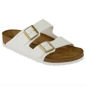 BIRKENSTOCK Arizona Birko-Flor Sandals White Sz.40